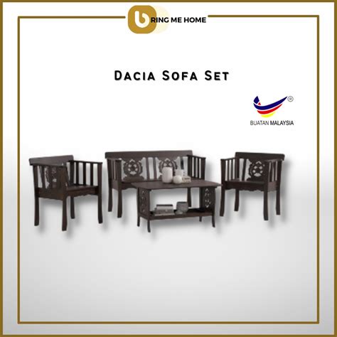 Dacia Sofa Set With Coffee Table Set Sofa Murah Meja Kopi Kerusi