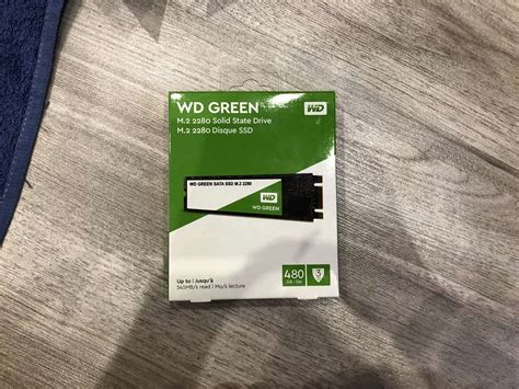 SSD диск Western Digital Green M 2 480 Гб SATA III TLC WDS480G2G0B