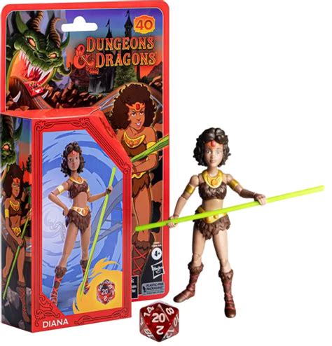 Dungeons Dragons Cartoon Classics Diana Action Figure Mint In Box