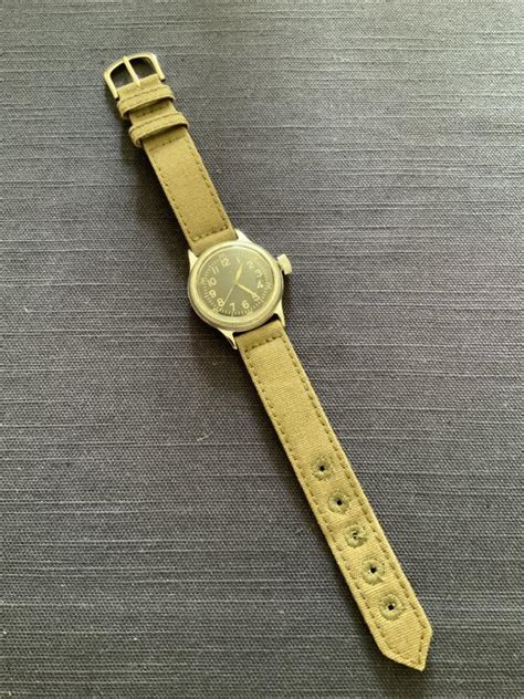 Bob Sims Militaria Us Army Air Force Type A Issue Wristwatch