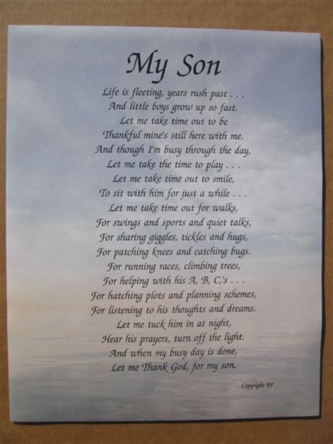 Poems for a son on Pinterest | To My Son, Poems and Sons