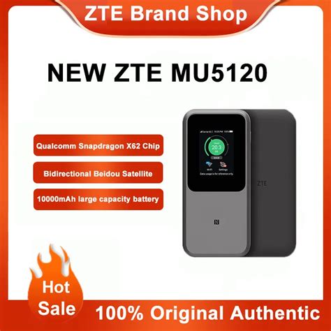 2023 NEW Original ZTE Portable WiFi 5G Router MU5120 WIFI 6 10000mAh