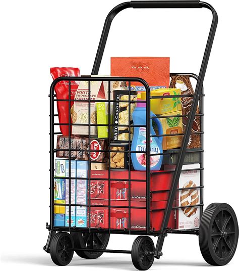 Shopping Cart For Groceries With Lbs L Large Capacity Heavy Duty