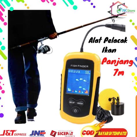 Jual KODE X77Y Fish Finder Alat Pelacak Pendeteksi Ikan Laut Portable