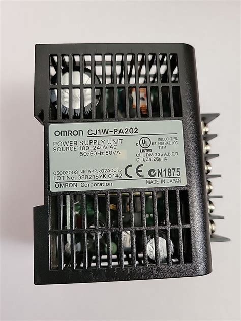Omron CJ1W-PA202 (CJ1W-PA202) Processor/Controller Power Supply | eBay