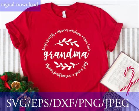 Grandma Svg Grandma Svg File Grandma Shirt Svg T For Grnamd New