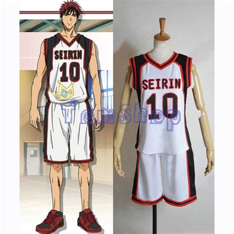 Camisa De Basquete Masculina Kuroko No Basuke Conjunto De Fantasias