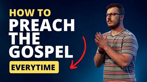 Simple Steps To Preaching The Gospel No Matter The Passage Youtube