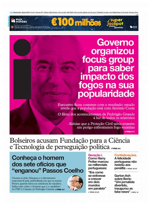 Capa Jornal I - 29/06/2017