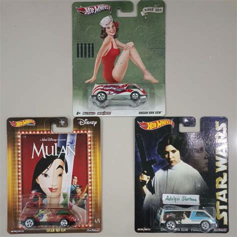Jual Hotwheels Hot Wheels Premium Dream Van Xgw Panel Edisi Nose Art Star American Beauty A Walt