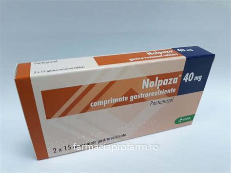 Nolpaza 40mg x 2blist. x 15cpr. gastrorez. - Medicament - Farmacia Profarm
