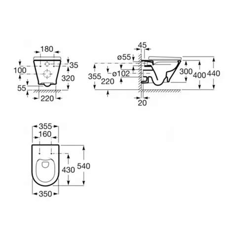 Купить Подвесной унитаз Roca Gap Round Rimless с доставкой в Молдове ...