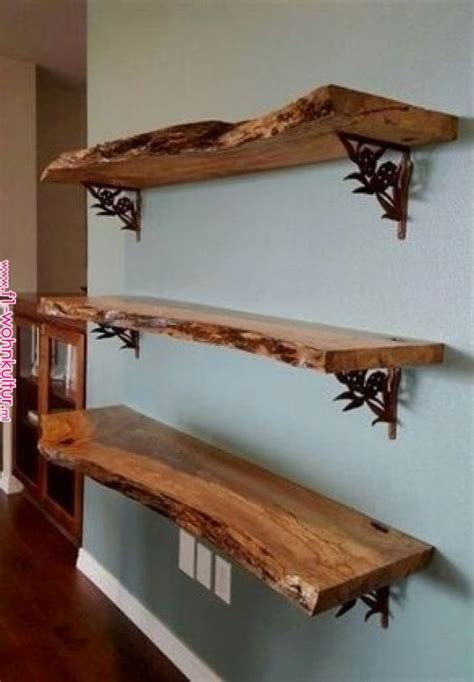 20 Raw Edge Floating Shelves The Urban Decor