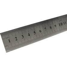 Metalni lenijar lenir lenjir sa podiocima 1000mm 1 metar - Geometrijski ...