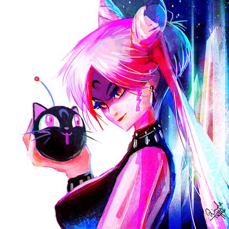 Black Lady - Chibiusa - Image by Linda-treffle #3181222 - Zerochan ...