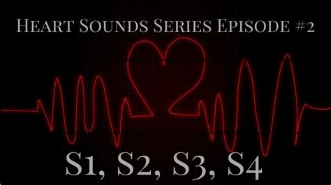 Heart Sounds Series Episode #2 - S1, S2, S3, S4 - YouTube