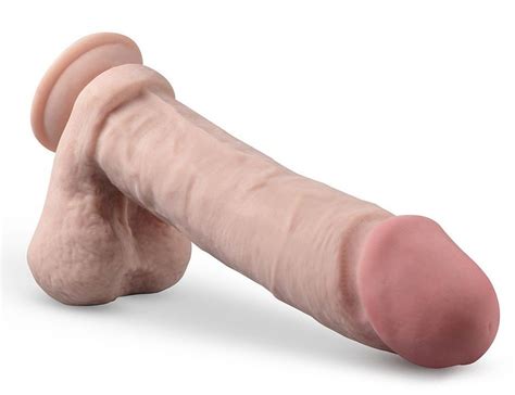 Заказать Телесный фаллоимитатор реалистик 9 Inch Thick Posable Dildo