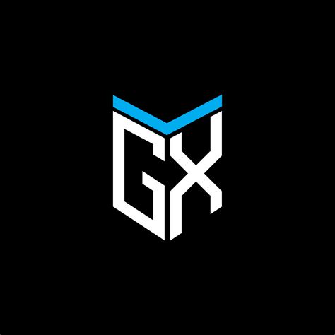 Gx Letter Logo Creative Design With Vector Graphic 9906166 Vector Art