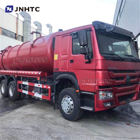 Sinotruk HOWO 6X4 290HP 11 Wheel 15cbm Vacuum Cleaning Tank High