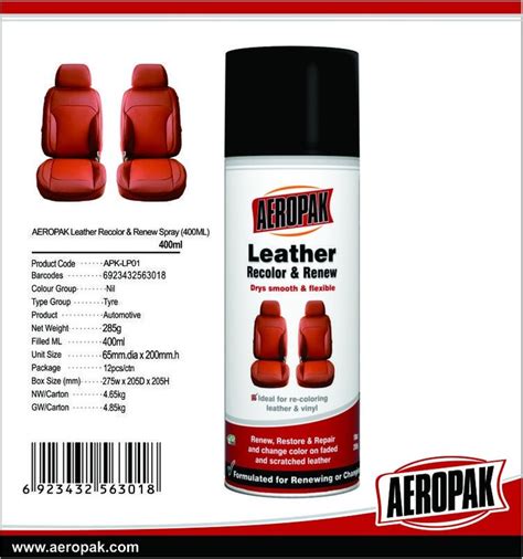 Automotive Fabric Vinyl Custom Spray Paint 10oz Leather Renew Easy Coloring