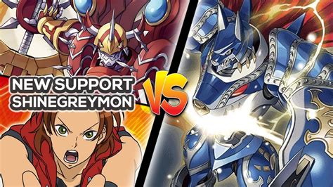 Shinegreymon Vs MirageGaogamon Digimon TCG BT12 Format YouTube