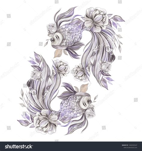 1,798 Pisces watercolor Images, Stock Photos & Vectors | Shutterstock