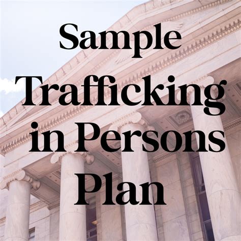 Sample Trafficking In Persons Plan