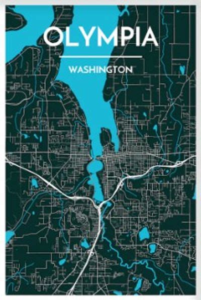 Olympia Map Graphic - Olympia Wall Map