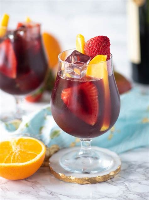 This Easy Red Wine Sangria Recipe Is Perfect For Summer Fall Or Winter