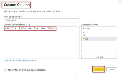 Add Column In Power Query Using If Statement Printable Timeline Templates