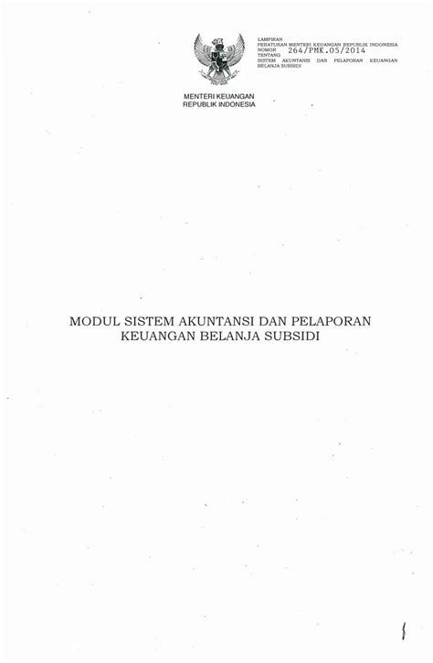 PDF MODUL SISTEM AKUNTANSI DAN PELAPORAN PMK 05 2014