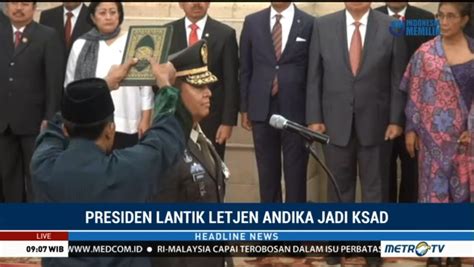 Andika Perkasa Inaugurated as Army Chief of Staff