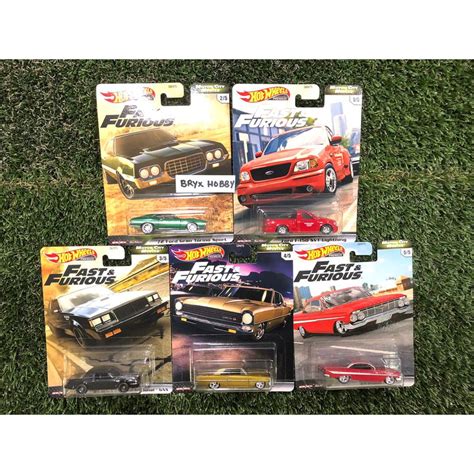 Hot Wheels Premium Fast Furious Motor City Muscle Case G GBW G Set Of Pcs