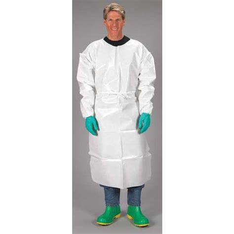 Lakeland Long Sleeve Chemmax 2 Apron S Pk100 C44657 Sm Zoro