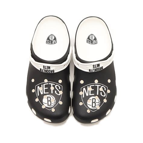 Crocs Nba Brooklyn Nets Cls Clg White Black Fw I Atmos