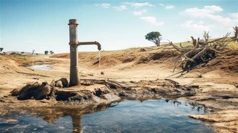 Premium Photo Droughts And Water Scarcity The Need For Sustainable