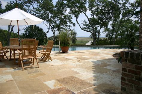 Pattern Ok Flagstone Pool Deck Savannah Surfaces