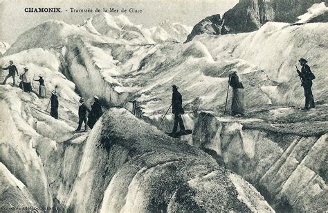 Chamonix Mont Blanc Chamonix Traversée de la Mer de Glace Carte