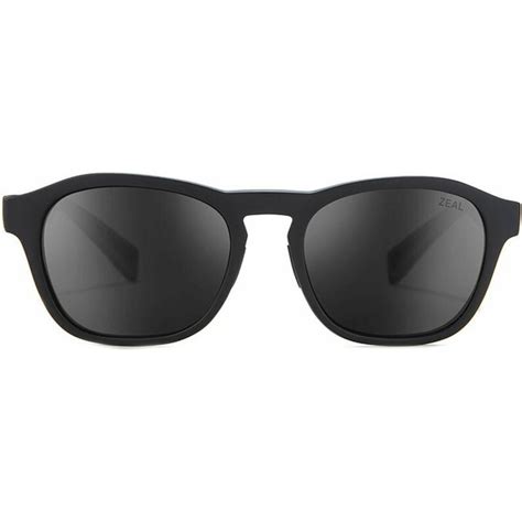 Zeal Optics Dawn Matte Black Dark Grey Polarised