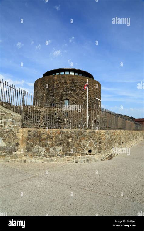 Sandgate Castle from Marine Walk and the beach, Sandgate, Folkestone ...