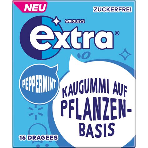 Extra Kaugummi Auf Pflanzenbasis Pfefferminze St Ck Extra