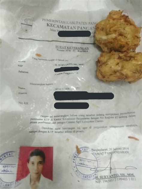 Viral Dokumen Dukcapil Berakhir Menjadi Pembungkus Gorengan Susi