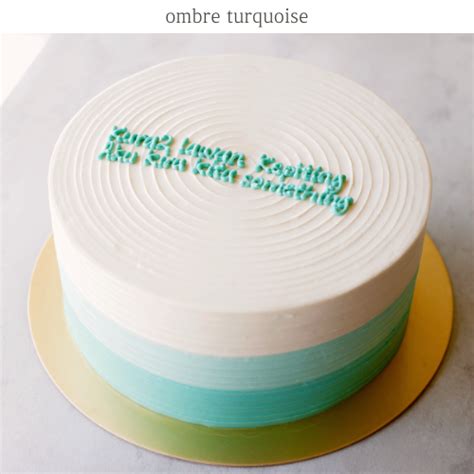 MILA 15 Cm Classic Ombre Rustic Cake Oh Stef Cakes