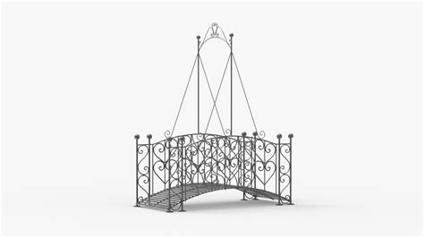 Fairy Tale Garden Bridge 3d Model Turbosquid 2115872
