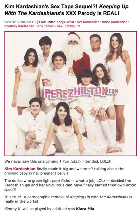 World Awaits Porn Spinoff Of Porn Tape Participants TV Show Keeping Up With The Kardashians