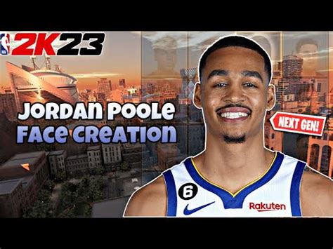 NBA 2K23 NEXT GEN BEST JORDAN POOLE FACE CREATION Nba Nba2k