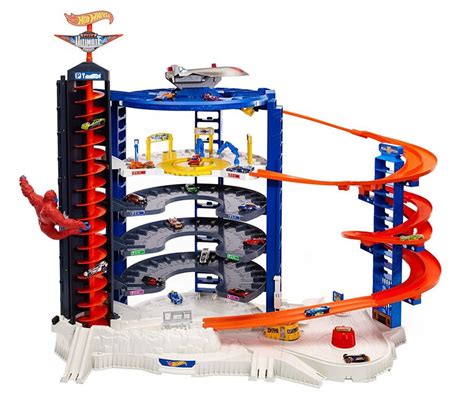 Ultra Super Garaż Tor Hot Wheels Mattel FDF