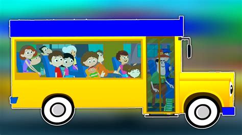 Rodas no ônibus Rima para crianças crianças música Nursery Rhyme