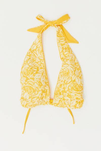 RVCA Forever Reversible Halter Bikini Top Urban Outfitters Canada