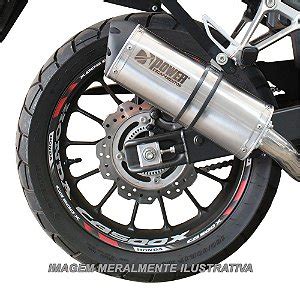 Ponteira Escapamento Esportivo Completo Moto HONDA CB 500F E CBR 500R